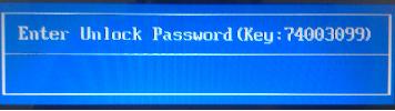 enter unlock password key acer